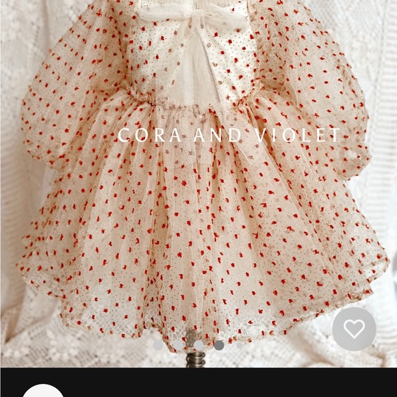 Cora & Violet handmade dress. size 4-6T - Picture 3 of 8